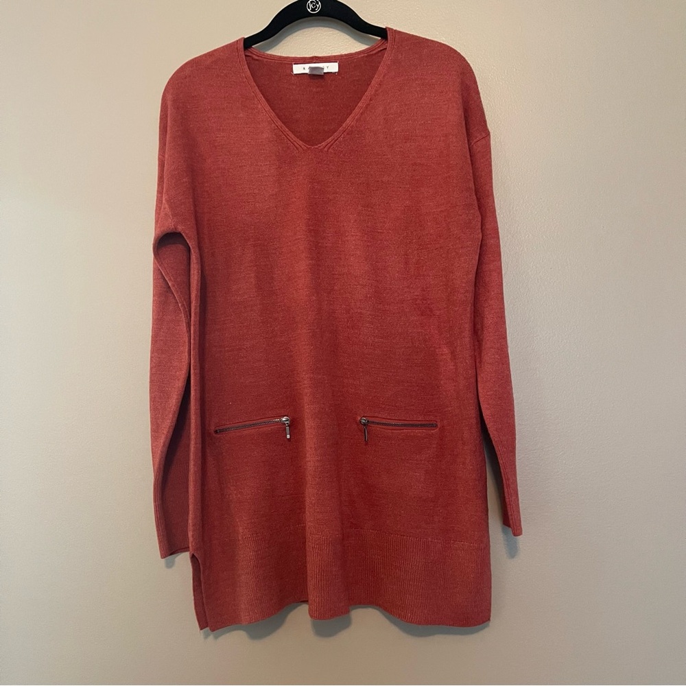 Ralsey Women’s Long Sleeve Burnt Orange Sweater, Medium, UGC